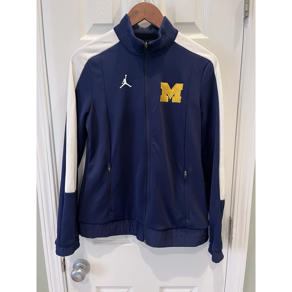 Nike Air Jordan Full-Zip Michigan Women Med Basketball Jacket CN5364 Collegiate